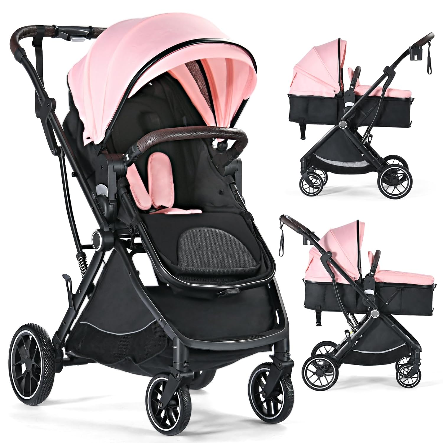 JOY & LOTUS Lightweight Self Folding Baby Stroller 